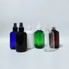Botellas de almacenamiento 30pcs 200ml de plástico vacío botella de viaje de blanco negro con rociador de niebla fácil de presionar contenedores cosméticos de perfume pakaging