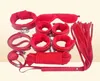 Terno divertido Produtos adultos Sexy 7 peça Conjunto de pelúcia feminina Bondage SAO SM 50E79167393