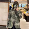 Men's Jackets Designer Brand 2024 Spring and Autumn New Mosaic Army Green Camo Jacket Casual Loose Fashion Women's Coat Trend Y1IX