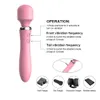 Exvoid Silicone Sexy Shop Vibrators For Woman AV Stick kraftfull magisk trollstav G-Spot Massager Dildo Vibrator Sexiga leksaker för kvinnor