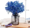 Fleurs décoratives Boule de bouquet de respiration séché bleu et décor de mariage de Noël festif plus de 2000 mariages à la maison bricolage floral