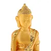 装飾的な置物瞑想仏像の宗教彫刻仏教薬の置物を祝福する家族の家の効果的な保護