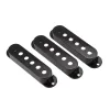 Pinnar Ny uppsättning av 3 -lags svart 11 -håls SSS -gitarr pickguard Strat Back Plate Pickup Covers Knobs Guitarra Tips Guitar Parts Accessorie