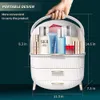 Makeup Organizer Cosmetic Display Falls with Brush and Lipstick Dust Water Proof Cosmetics Storage 240329