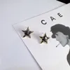 Designers New Gold Plated Star Design For Fashionable Cute Girls High Quality Earrings Boutique Gifts Trendy Earrings Matching Boxes Party Birthday