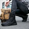 Fitness schoenen sport wandelparen hoge vat militaire laarzen heren en dames buiten lange boo