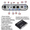 Connecteurs USB 5.1 Convertisseur audio stéréo de canal AUX 3,5 mm en 6 convertisseur audio RCA DAC numérique en analogique SPDIF coaxial DAC