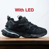 مسار الأحذية المصمم LED 3.0 Men Women Dress Shoes 8Balengiagasity-08 Superty Sneakers Men Women Trainers Paris Lace Up Phanto Triples 3 Runners Shoes Sheeaker Size 36-45