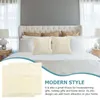 Kudde 2 PCS Imitation Silk Kudde Case Pillow Case Faux Throw täcker prydnadsskydd Satin silkeslen