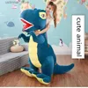 Animaux en peluche en peluche 1pc Dinosaur mignon toys kawaii moelleux Tyrannosaurus rex cadeaux d'anniversaire pour enfants animaux en peluche dino enfants poupée pour garçons l47