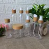 Storage Bottles Wholesale Eco Friendly Bamboo Lotion Pump Bottle Pet Plastic Shampoo Haircare Products Hair Product Packaging