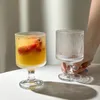 Weingläser Vintage -Set von 2 Glaswasser -Goblets Cocktail Goblet Party für den täglichen Gebrauch