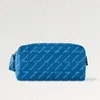 Explosion Dopp Kit M31037 Agave Blue Double zipped closure magnetic flap Large capacity Extra-wide opening classic handy travel companion fashion-forward style top