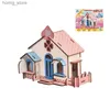 Puzzles 3D Puzzle en bois 3D Jigsaw House Villa Architectural Models DIY Assemblé combinaison Kids Mandmade Craft Puzzle Decoration Y240415