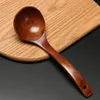 Spoons Japanese Style Wooden Cooking Scoop Catering Tableware Kitchen Utensils Natural Wood Spoon Long Handle Large Soup Ladle