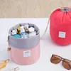 Bolsas de almacenamiento Bolsa Cosmética 2024 Fashion Round Waterproof Makeup Travel Viaje Kit Femenino Kit Caja Lady Box