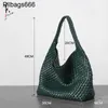 BottegVenetas Handbags Hop Bag Large Cowhide Woven Armpit Bag Substitute Vegetable Basket Vagrant Highend Small Crowd One Shoulder Beggar Pu
