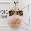 Tornari Cancioli di portata Rhinestone Pom Tornario Fluffy Fux Furx Pompoms Keyring for Girls Women Bags Borse Craft Craft Craft