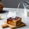 Verres à vin 1 pièce transparente Verre créative carafon Bouteille de café de café et eau potable adaptée à la cuisine