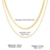 Korean Jewelry World Minimalist Personality Versatile Multi-layer Snake Chain Necklace for Women Hzs0926