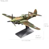 الألغاز ثلاثية الأبعاد P-40 3D Metal Puzzle Model Kits DIY Laser Cut Buzzles Jigsaw Toy Y240415