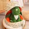 Plush Dolls 2 Ln 1 Dinosaur Plushies Dinosaur Egg Toys Plush with Wings Green Dinosaur ugging sleeping Doll Funny Hight Birthday Y240415