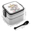 Dîner Princess Power Double Layer Bento Box Portable Lunch For Kids School Shera She Ra Netflix Cartoon Pink Sword Rose