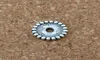 Micro 500pcs Pottes en argent antique Rim Rondelle Spacer Perles 115x115mm Bijoux DIY D323805245
