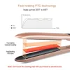 2 In 1 Hair Straightener and Curler Ceramic Flat Iron Crimper LCD Straightening Curling Corrugation Waver 240412