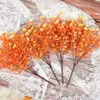 Fiori decorativi arrangiamenti floreali natalizi artificiale 1pc autunno in plastica esterna finta provenienza per sempre