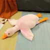 Animaux en peluche en peluche en gros de beaux jouets d'oie kawaii poupées d'oie colorées oreiller de sommeil géant des animaux en peluche poupées d'oie pour enfants et filles Gift L47