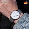 Orologi da polso zeppelin orologi da uomo uomini tedeschi guardano cronografo quarzo semplice banda d'acciaio inossidabile casual business impermeabile