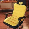 Kussen vaste kleur fleece bureaustoel student stoel recliner