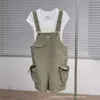 Designer SS24 Spring/Summer New Small Fashionable Chest Embroidered 3D Pocket Loose Strap Pants Shorts Shorts