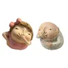 Decorative Figurines Vulgar Figurine Kitschy Resin Weird Decor Modern Art Statue Cute Sculpture Funny Bathroom Holding Nose