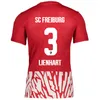 2023 24 SC Freiburg Holer Mens Futbol Formaları Grifo Ginter Sildillia Sallai Kyereh Lienhart Eggestein Doan Evde Futbol Gömlek Üniformaları
