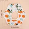 Bibs Burp -Tücher 5pcs Baumwolle Baby Labber Druck Speichel Handtuch Neugeborene Burp -Tücher Bandana Schal für Boy Girl Fütterung sabberer Bib Y240415y240417wf4w