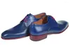 Chaussures décontractées Men Luxury 2024 Cuir Original Formal Blue Cow Hide confortable