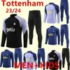 24/25 beliebte Tottenham Football Sportswear Set Training Anzug 23 24 Tottenham Long Sleeve Kane Sportswear Football Jacke Chandal Futbol Erwachsener und Kinder