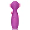 Massagem G massagem feminina masturbadora vibrador vibrador sexy brinquedo para mulheres mini av bast 10 frequência vagina clitóris estimulador