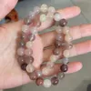 Instagram Xinjiang Shetai Gold Seda Violet Jade Jade Medula Crystal Bracelet Jóias Handchain Feminino