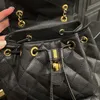 22sss clássico de mochila bolsa de ombro bolsas de ombro hardware dourado metal fivela de luxo bolsa matelasse Bolsa de luxo de luxo bolso de bolso maquiagem sacoche saco de bolsa