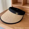 CELIES SUN HAT 2024 Новая триумфальная арка расширила Big Brim Visor Hat Women Summer защита и ультрафиолетовое ультрафиолетовое прилив