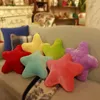 Pillow Star Plush Heart Shape S Home Solid Color Throw Pillows Decorative For Sofa Soft Bedroom Sleeping