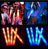 LED Glow Sticks Colorful RGB Fluorescent Luminous Foam Stick Cheer Tube Glowing Light For Wedding Birthday Party Supplies Props LT917