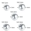 10pcslot en acier CZ Gem Remplacement des balles de rechange Labret Terbret Anneau d'oreille Belly Piercing Fixation 16G 14G BIELLIE DE CORPS DIY 240409