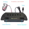 Kablar Skysonic T903 Akustisk gitarr Aktiv Soundhole Pickup Magnetic + Mic Dual Pickup Systems Utmärkt bas mellanvägssvar