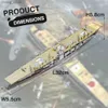 3D Puzzles Piececool Metal Model 3D Puzzle Akagi Aircraft Carrier Assembly Model Kits For Teen DIY Toy Birthday Present for Adult Y240415