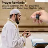 Muslim Smart Ring Tally Tasbeeh Counter 5 Prayer Time Reminder Bluetooth Speaker 240415