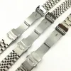 For Solid Stainless Steel Band 20mm 22mm Mens Sports Strap Srpd Skx007Skx009 SRPD63K1 Jubilee Curved End Bracelet 240415